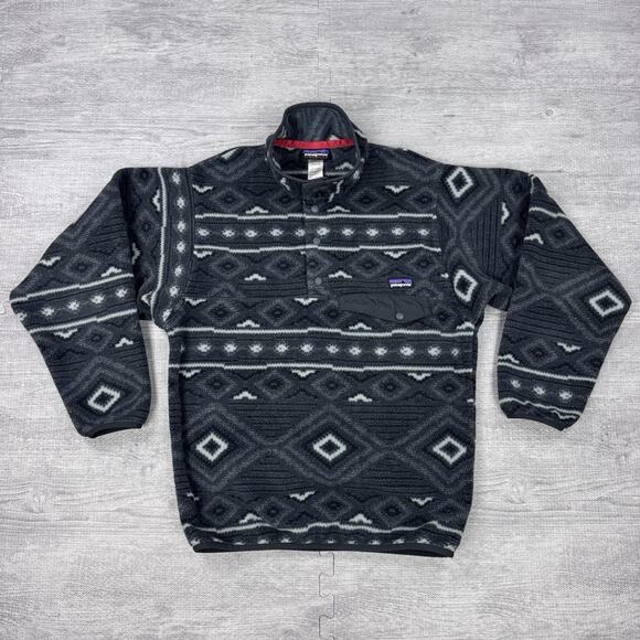 Patagonia Other - Patagonia Synchilla Men's XS Grey Eyota Forge Aztec Southwestern Fleece Pullover